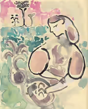 La fille et sa guitare